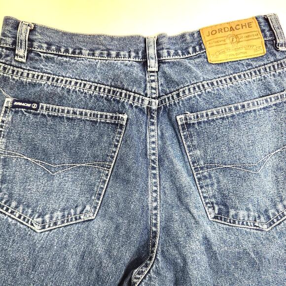 Jordache Vintage Jeans Metallic Embroidery Size 11 / 12 Boot Flare Hem Retro - Picture 3 of 16
